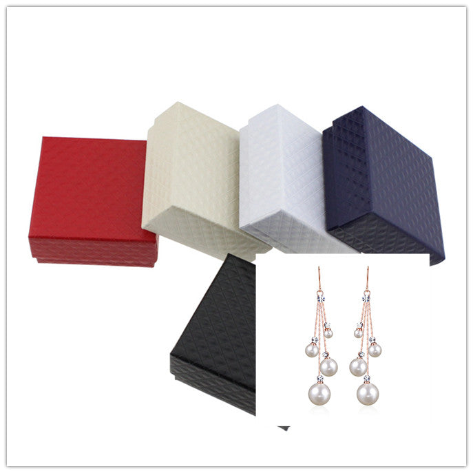 Vintage Style Long Pearl Earrings with Rhinestone Hooks