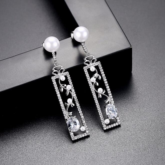 Pearl Earrings, Opal Earrings, Creative Long Earrings (Copy)