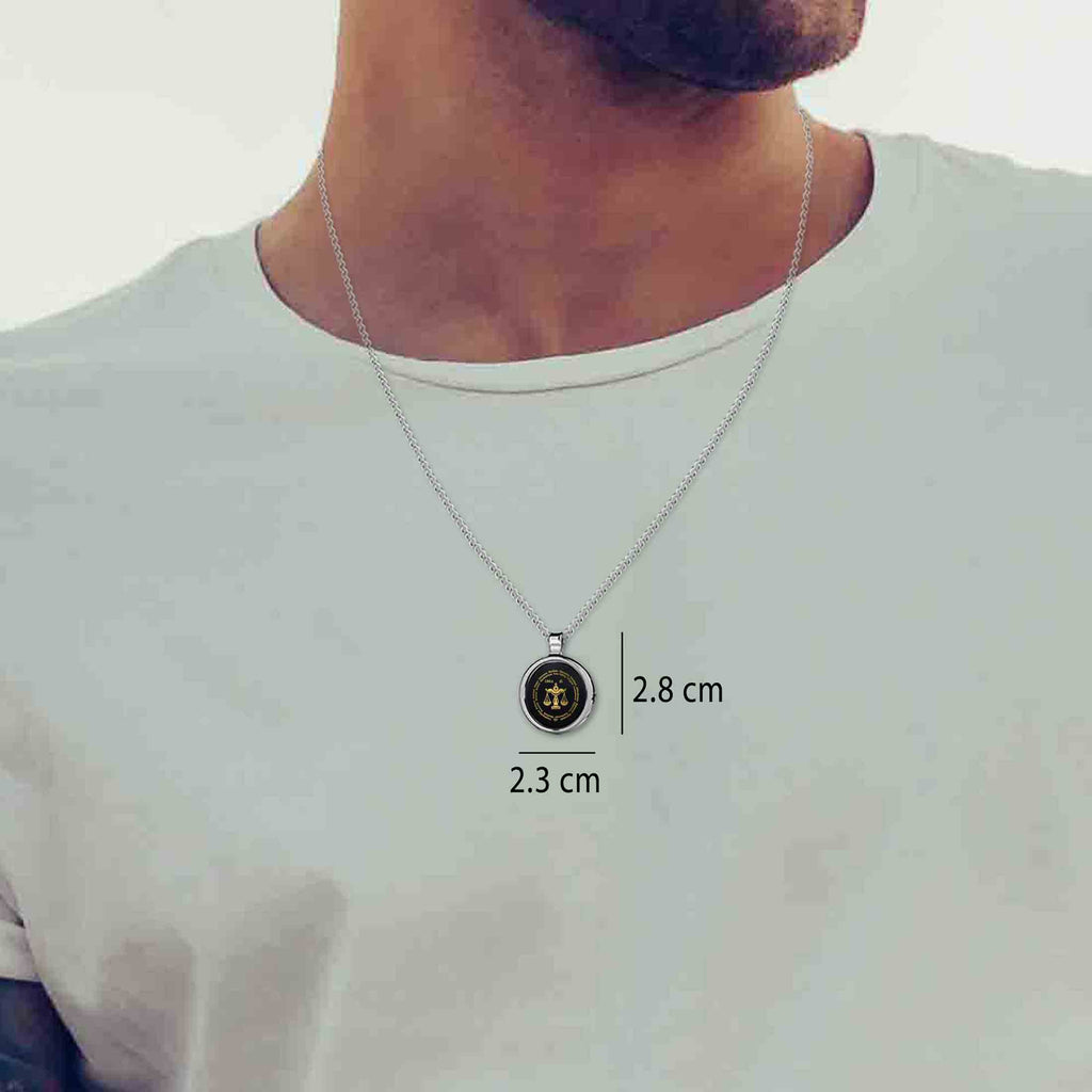 Libra Necklaces for Lovers of the Zodiac 24k Gold Inscribed (Copy)