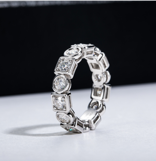 Eternity Moissanite Ring 2.8 Carats (One Piece) (Copy)