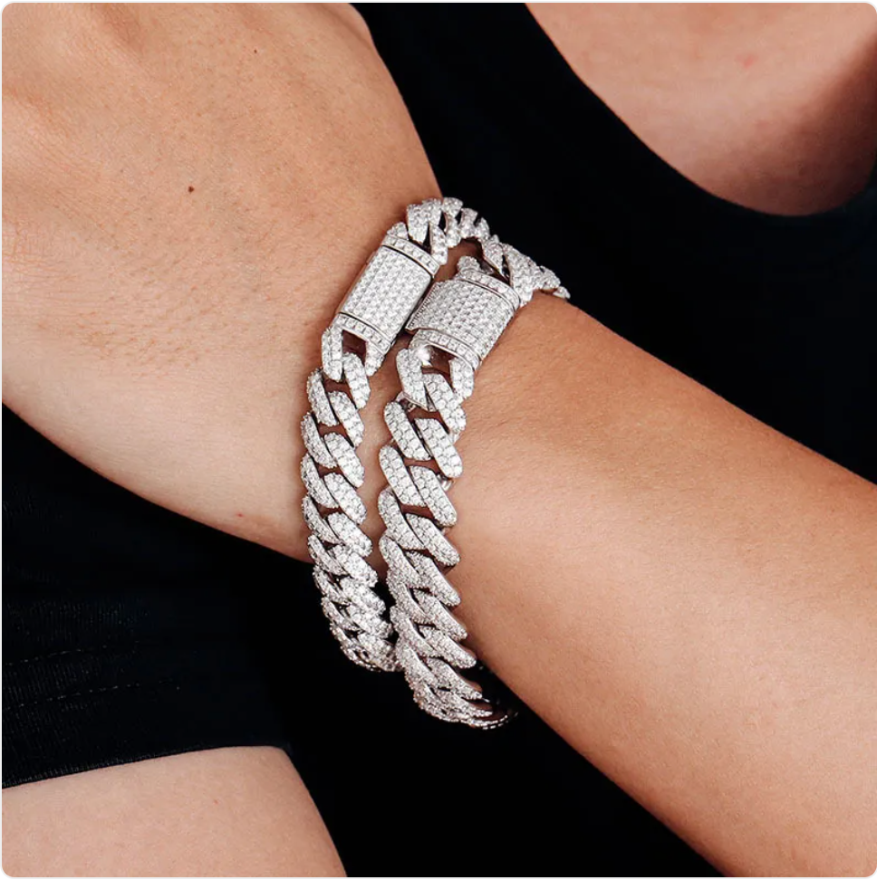 Men's Cuban Link Moissanite Bracelet (Copy)