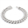Men's Cuban Link Moissanite Bracelet (Copy)