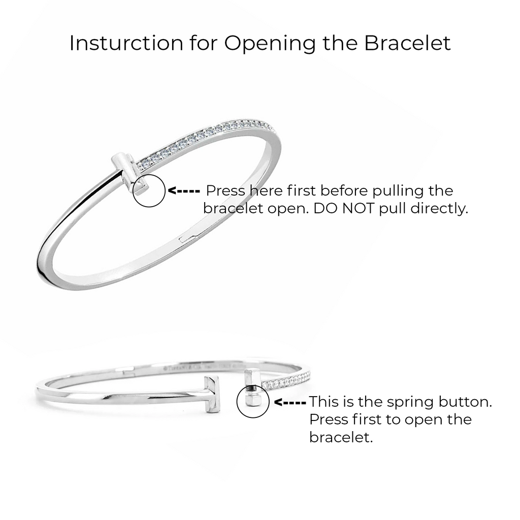 BG882W B.Tiff Unisson Bangle Bracelet