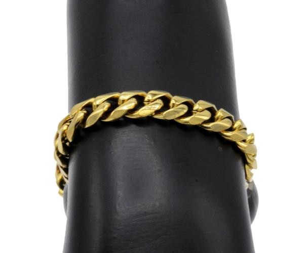 Miami Cuban Link Necklace Bracelet Set 18k Gold Plated Stainless Steel Fashion Jewelry