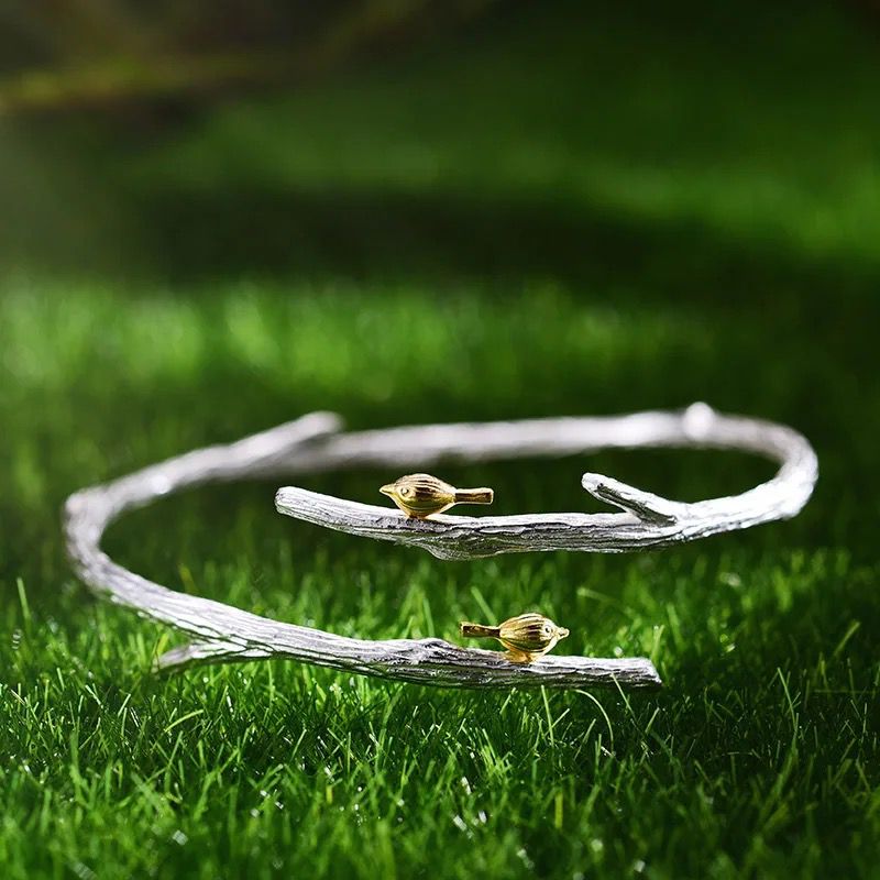 Nightingales on Branch Bracelet (Copy)