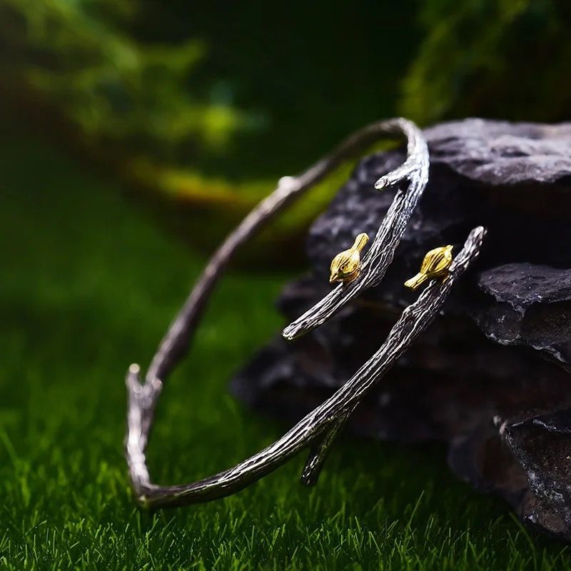 Nightingales on Branch Bracelet (Copy)