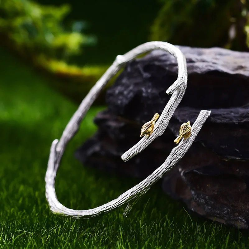 Nightingales on Branch Bracelet (Copy)
