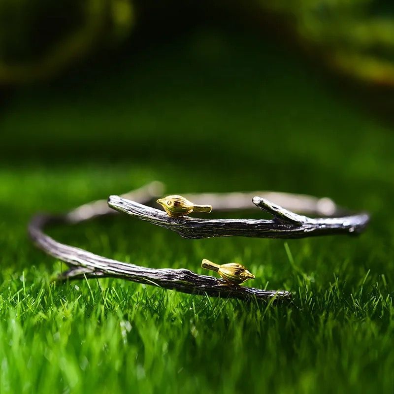 Nightingales on Branch Bracelet (Copy)