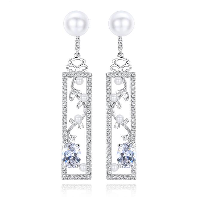 Pearl Earrings, Opal Earrings, Creative Long Earrings (Copy)