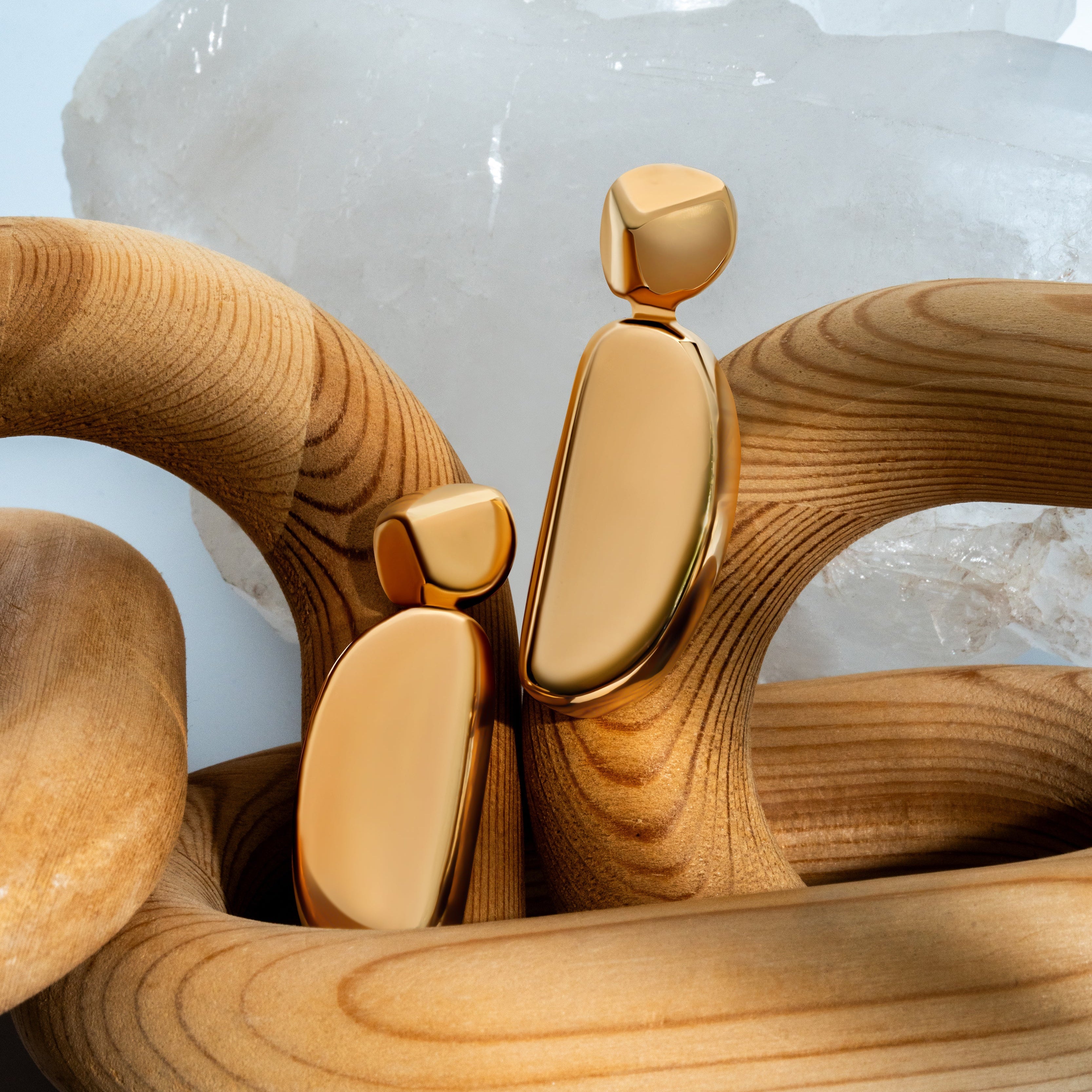 Chloe Bold Sculptural Drop Earrings