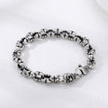 925 Sterling Silver Thick Skull Bracelet for Men (Copy)