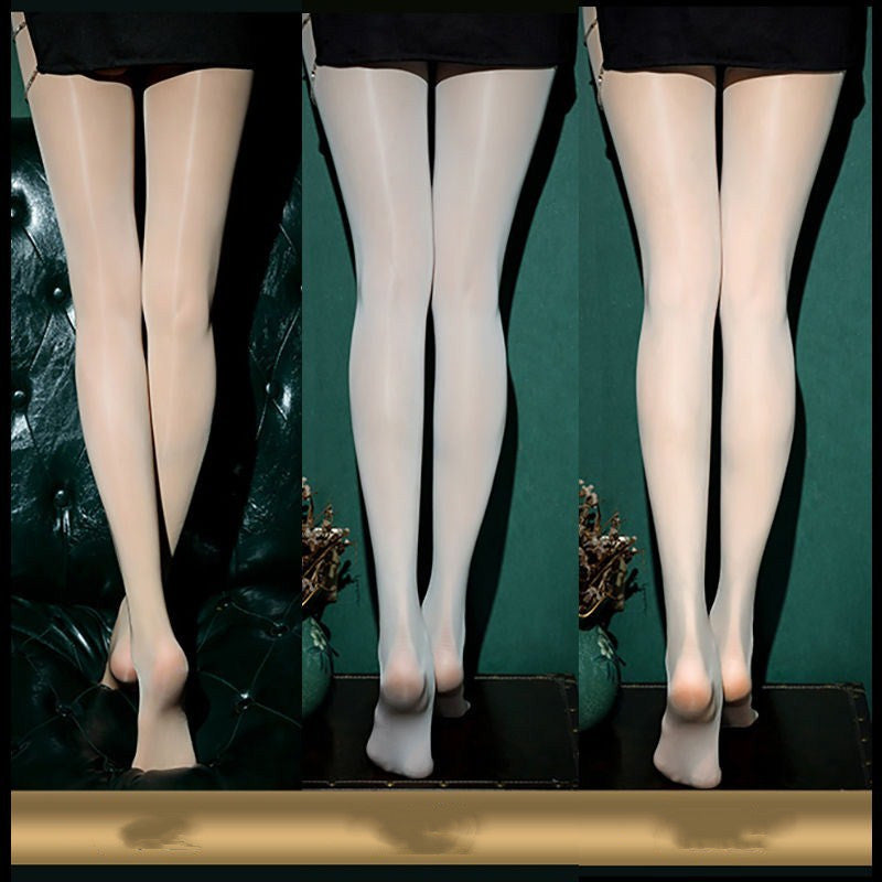 Black Ultra-Thin Shiny Pearl Stockings for Women (Copy)